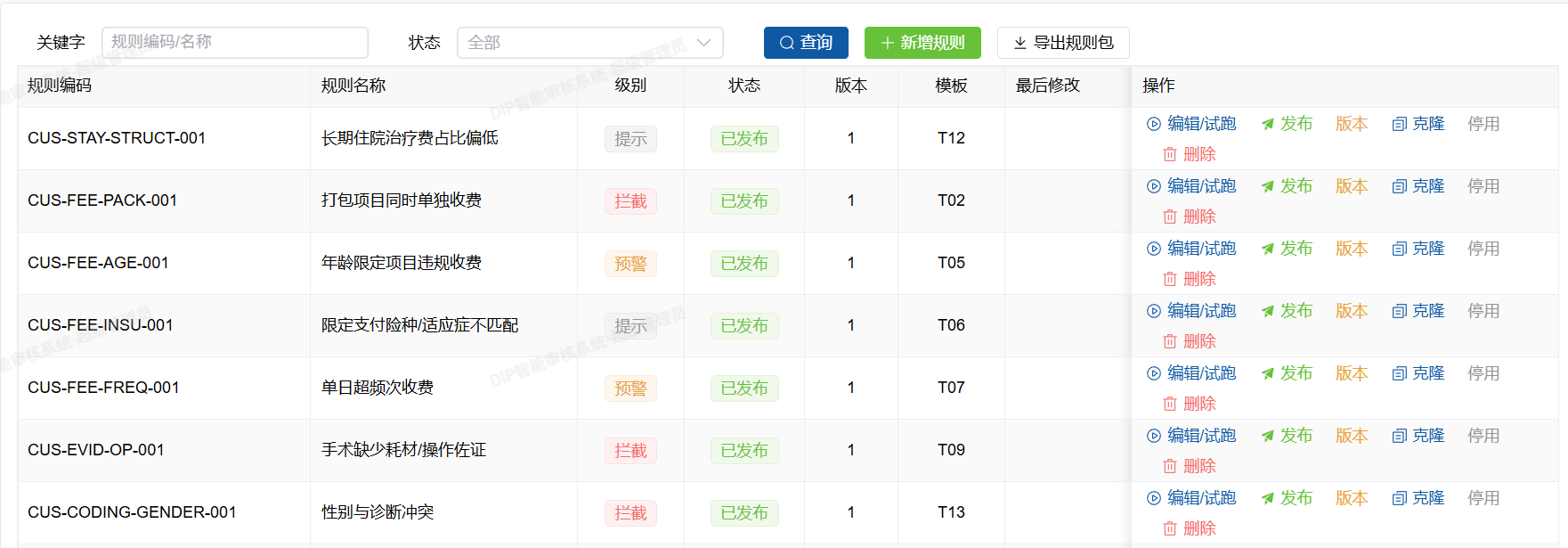 自定义规则